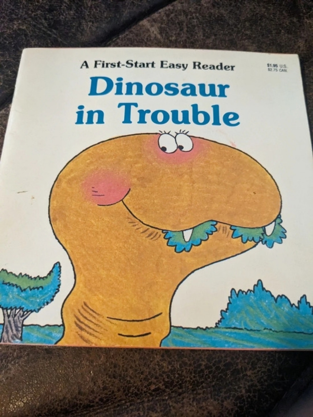 Troll Associates Dinosaur in Trouble Kids Book